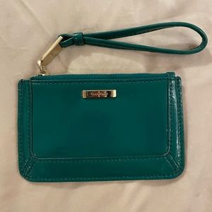 Cole Haan green clutch